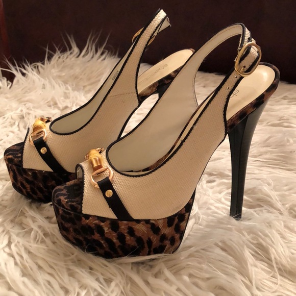 Shoe Dazzle Shoes - Shoedazzle Krissy Ladies Peep Toe Stilettos Size 6